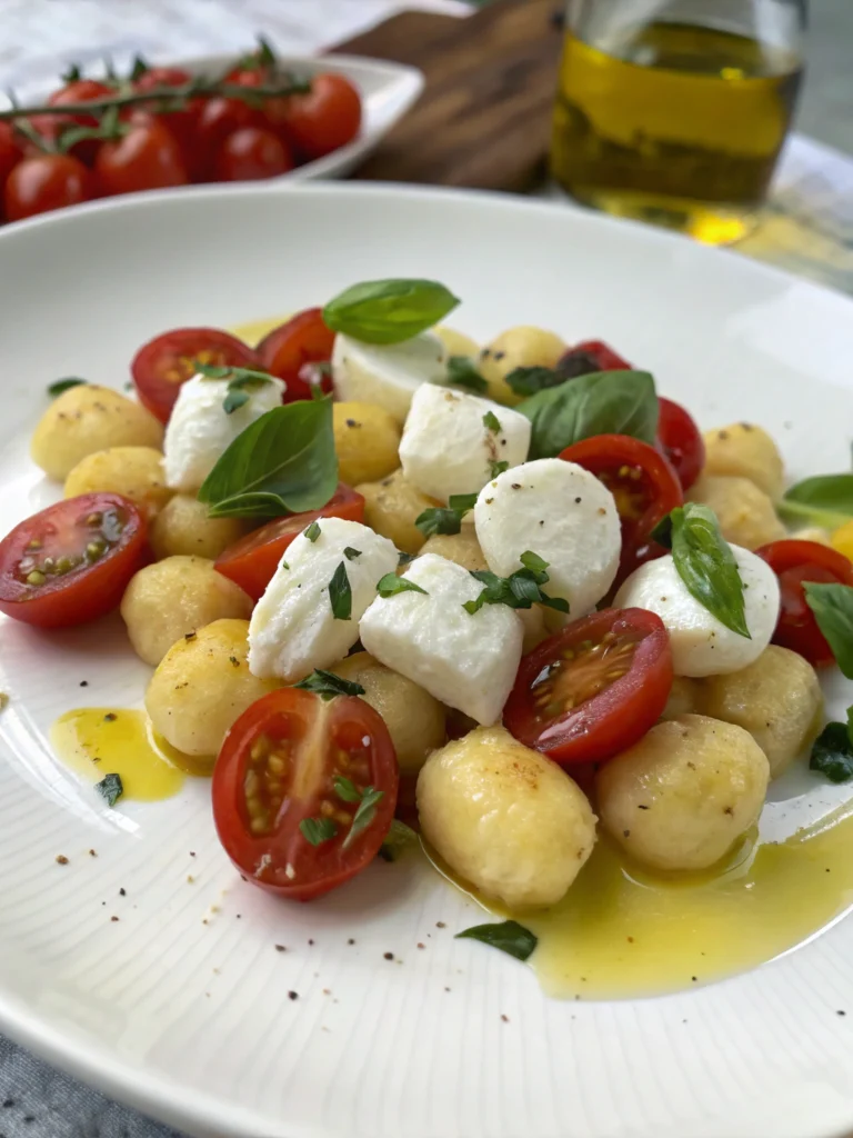 Crispy Gnocchi Caprese Ingredients