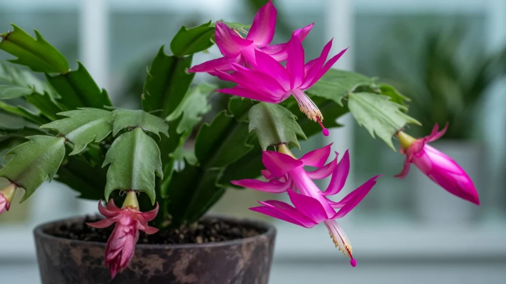 christmas cactus bloom