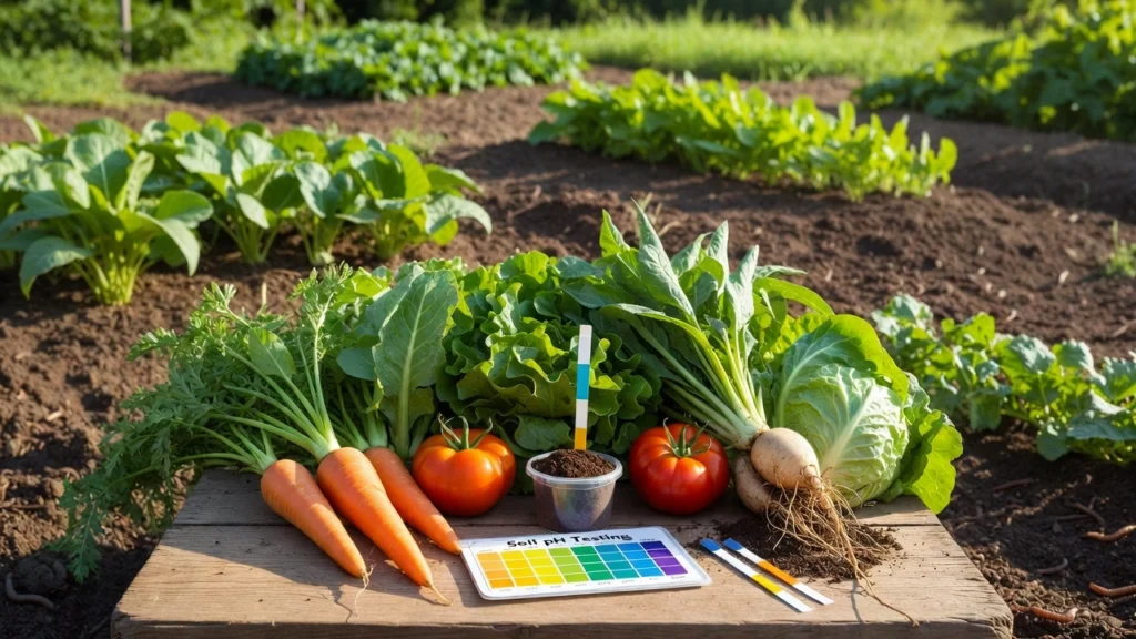 soil pH for vegetables